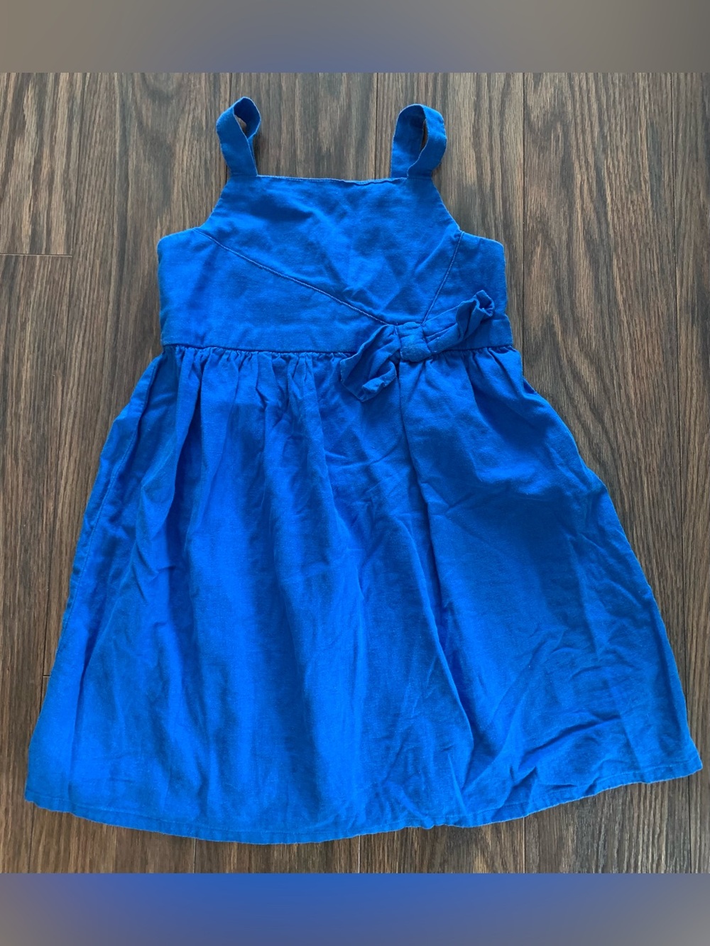 Beautiful blue bow-accent summer dress Size 6T